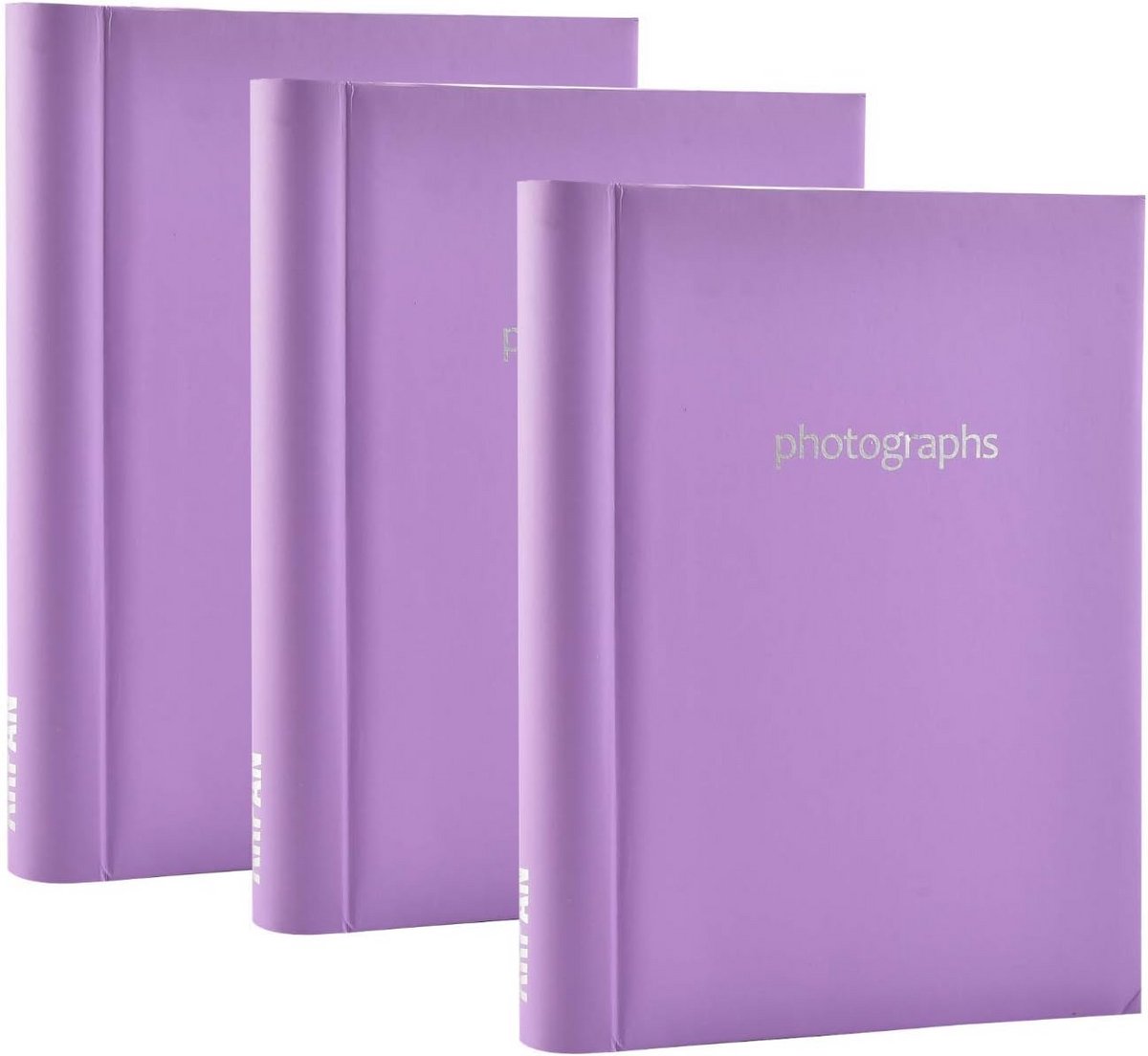 Groot Zelfklevend Fotoalbum - 3 Stuks - Violet - 120 Pagina's