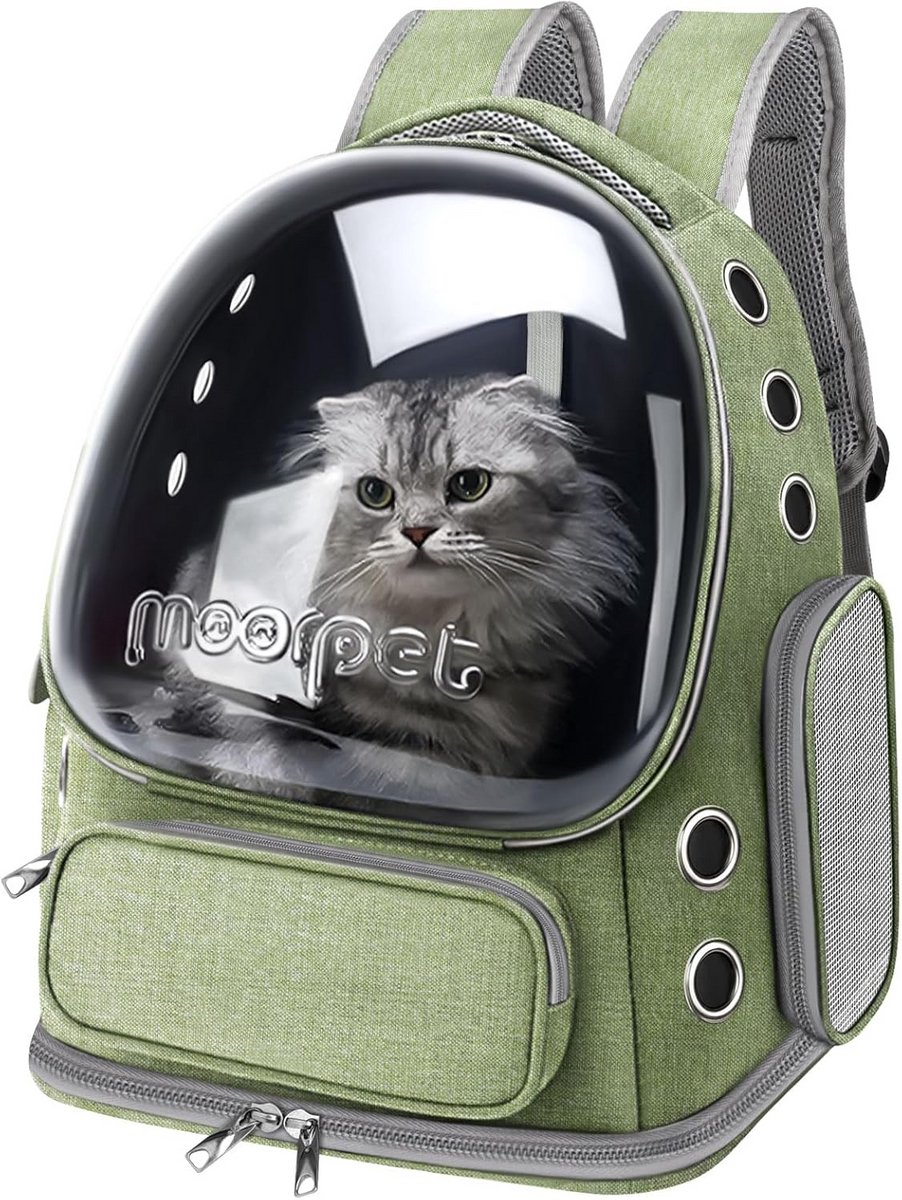 Huisdier Rugzak Kat & Hond – Bellen Draagtas met Ventilatie – Reistas voor Kleine Dieren