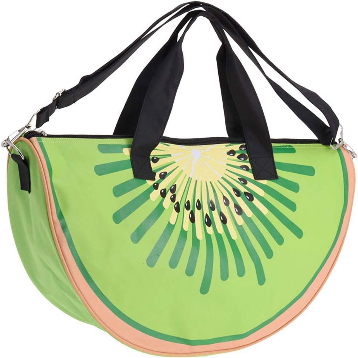 Grote Strandtas Shopper met Zomers Fruitprint