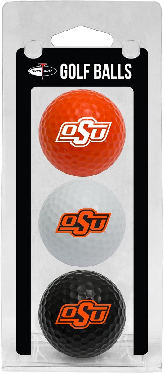 NCAA Golfballen 3-Pack Duurzame Gekleurde Teamopdruk — afbeelding 4