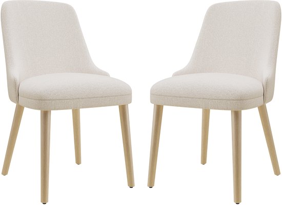 Perfur Casa Eetkamerstoelen, set van 6 keukenstoelen, gestoffeerde