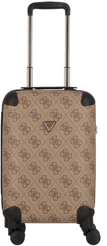 Guess Berta 18 in 18 Wheeler Dames Reiskoffer/Handbagage - Beige - One Size