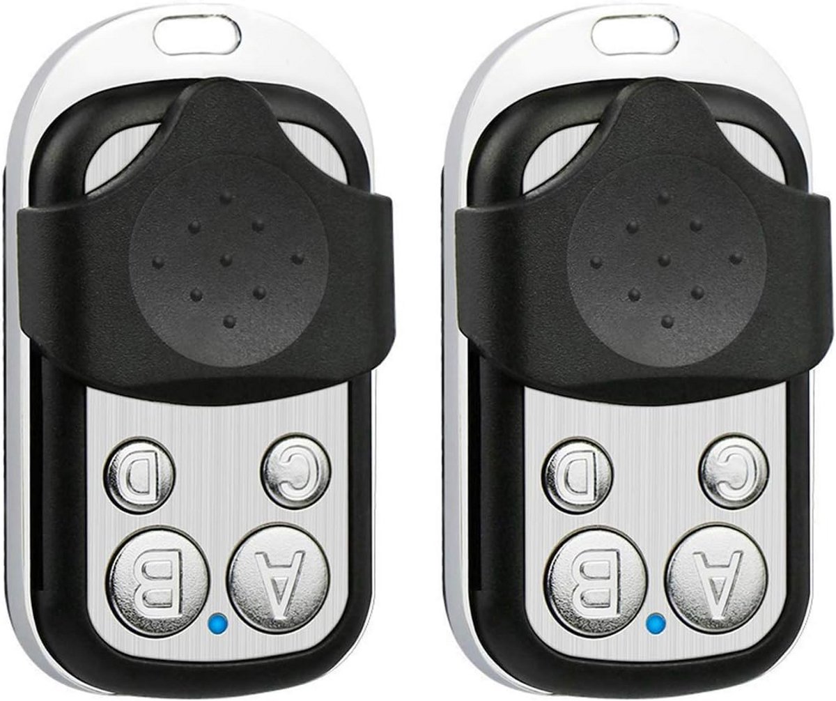 Universele 433 MHz Vaste Code Afstandsbediening voor Garagedeur en Poort - 2 Stuks