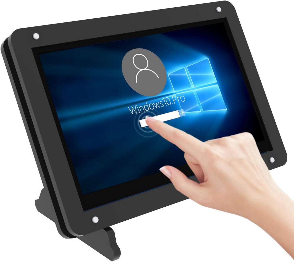 5 Inch Capacitieve Touchscreen Monitor 800x480 voor Raspberry Pi & PC met Acryl Behuizing
