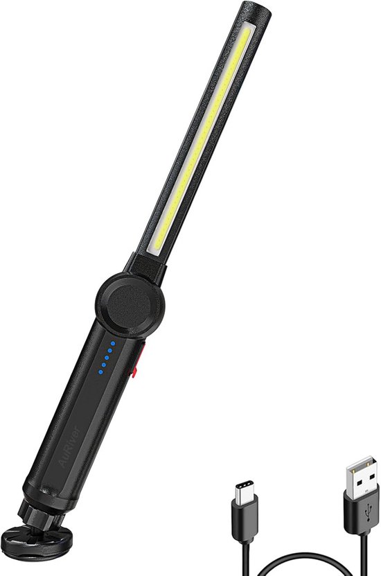 Waarschuwingslamp, met magneet en haak, 9 knippermodi, lichtmodus Waarschuwingslamp, met magneet en haak, 9 knippermodi, lichtmodus