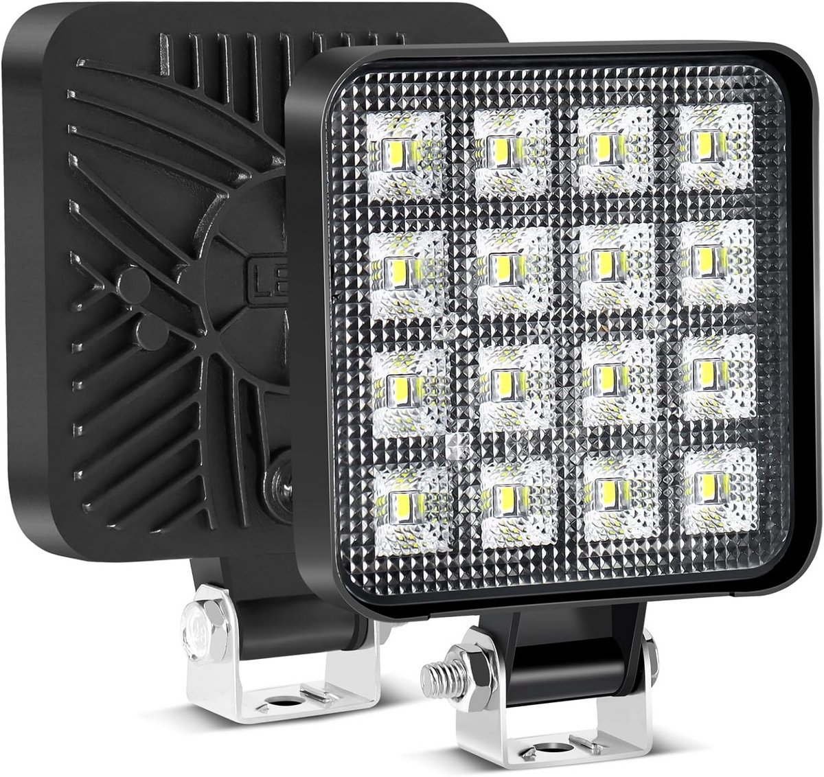 2x 12W LED Werklamp Set - IP65 Waterdicht - Universele Verlichting voor Jeep, Truck, Tractor en Auto