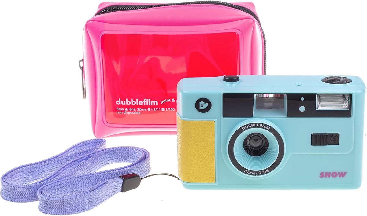 Filmcamera Turquoise - Eenvoudige Analoge Fotocamera