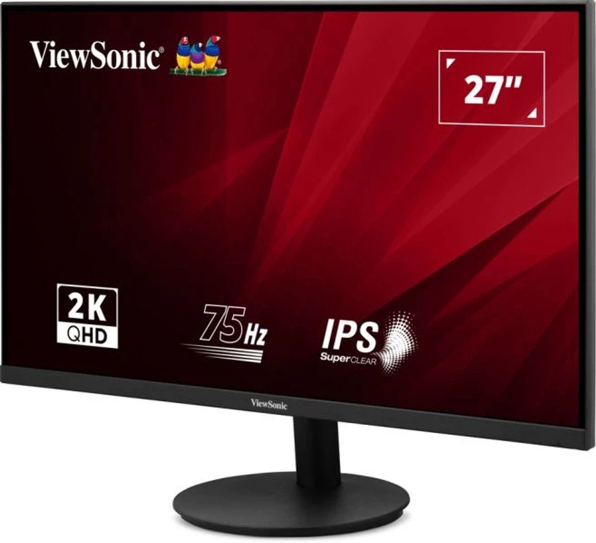 Viewsonic VA VA2708-2K-HD-2 computer monitor 68,6 cm (27") 2560 x 1440 Pixels Quad HD LED Zwart