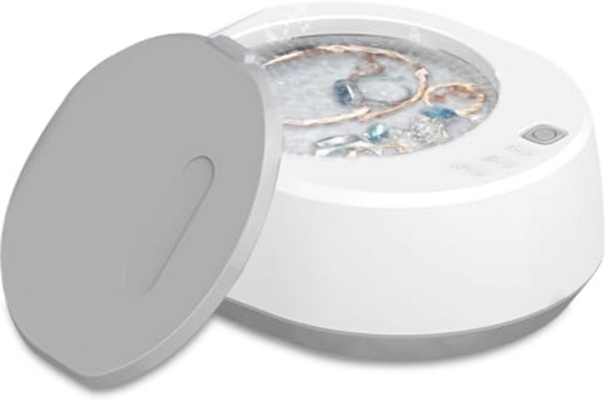 Ultrasoon reinigingsapparaat voor dieptereiniging van kunstgebitten en sieraden - 340 ml met 3 modi