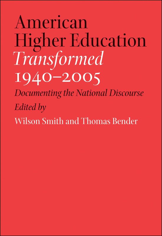 American Higher Education Transformed, 1940–2005 - cover