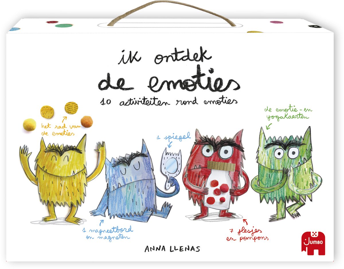 Jumbo - Ik leer Ontdekken Emoties - Kleurenmonster - Color Monster - Emoties - Vanaf 3 jaar — afbeelding 8
