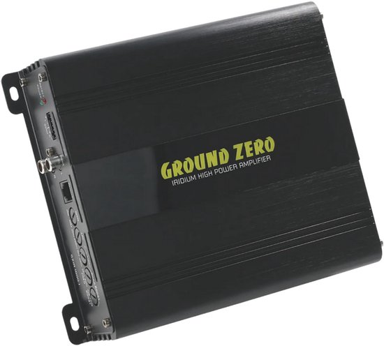 Groundzero Iridium GZIA 1000.1 monoblok incl basscontrole 1250W RMS