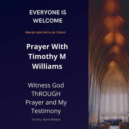 Prayer With Timothy M Williams - cover