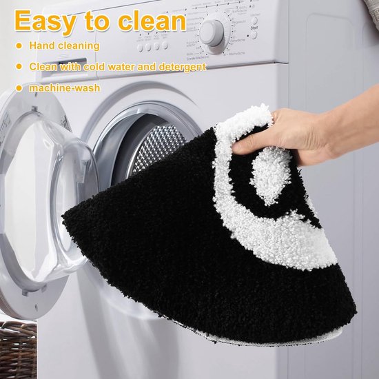 Simulatie Biljart 8 Ball Rug Ronde Tuften Zachte Stoel Pad Antislip Bad Vloermat Kinderen Slaapkamer Mode Zachte Zwarte Cirkel Tapijten Voor Woonkamer Feestdecoraties,001,100 * 100cm