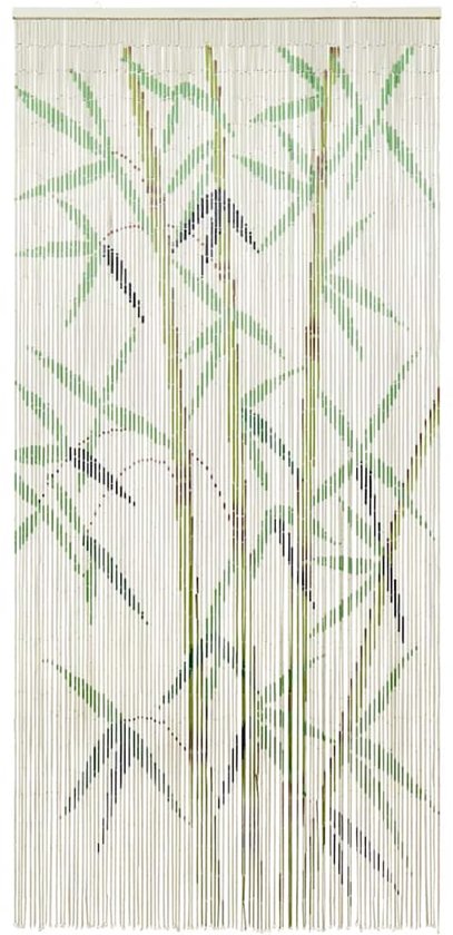 vidaXL - Rideau anti-insectes - bambou - imprimé - 100x200 - cm - bambou