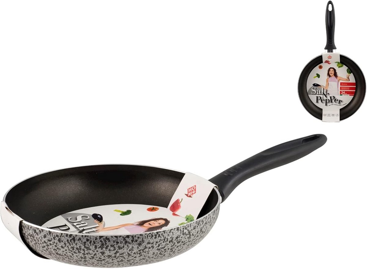 Koekenpan 24 cm met Antiaanbaklaag - Geschikt voor Alle Vuursoorten