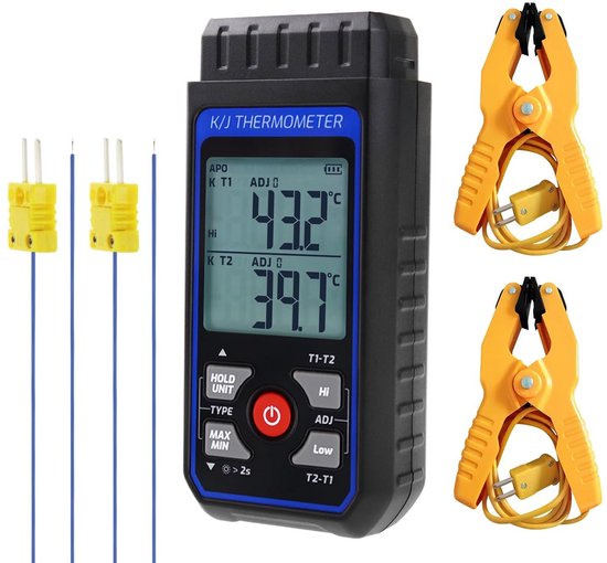 Elitech ICT-220 temperatuurmeter met voelers