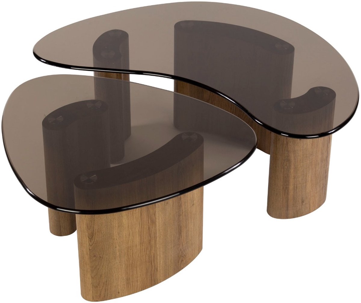 AnLi Style Salontafel Tinto organisch set/2 Brons