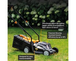 Batavia 18V Accu Grasmaaier 32cm Incl. 2.0Ah Accu & Lader
