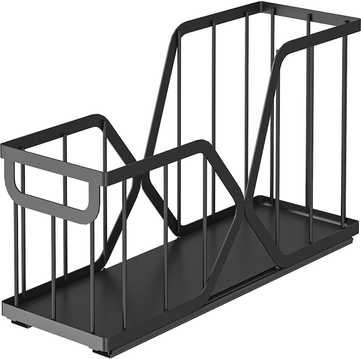 Schuiflade - Uittrekbare Lade - Keukenkast Organizer Zonder Boren - Metalen Opbergbak voor Keuken, Voorraadkast & Badkamer - 42 x 14 x 26 cm