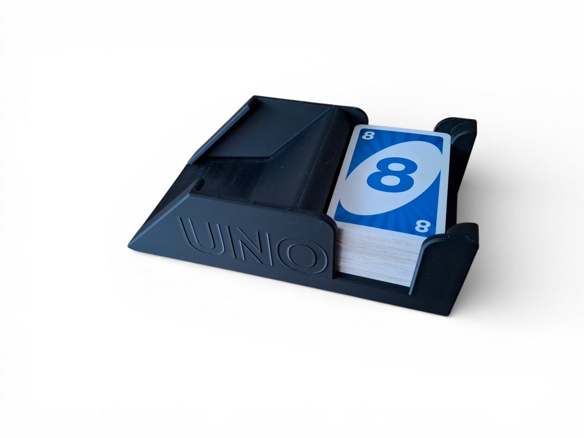 UNO Kaartdispenser met Aflegstapel – Slim & Comfortabel Spelen – 3D Geprint