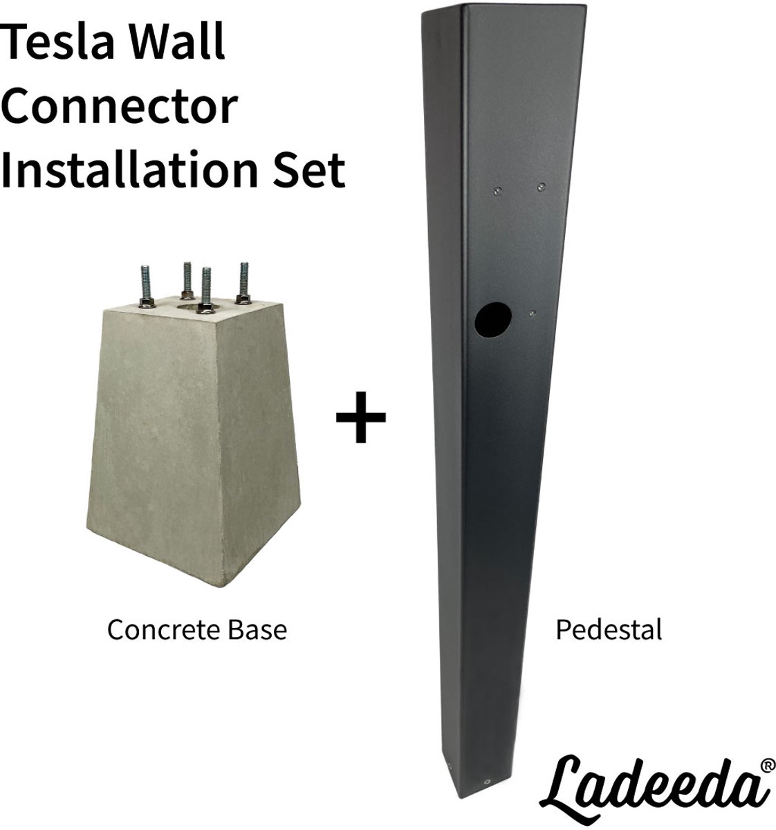 Complete Installatieset voor Tesla Wall Connector | Duurzaam RVS | 10 Jaar Garantie