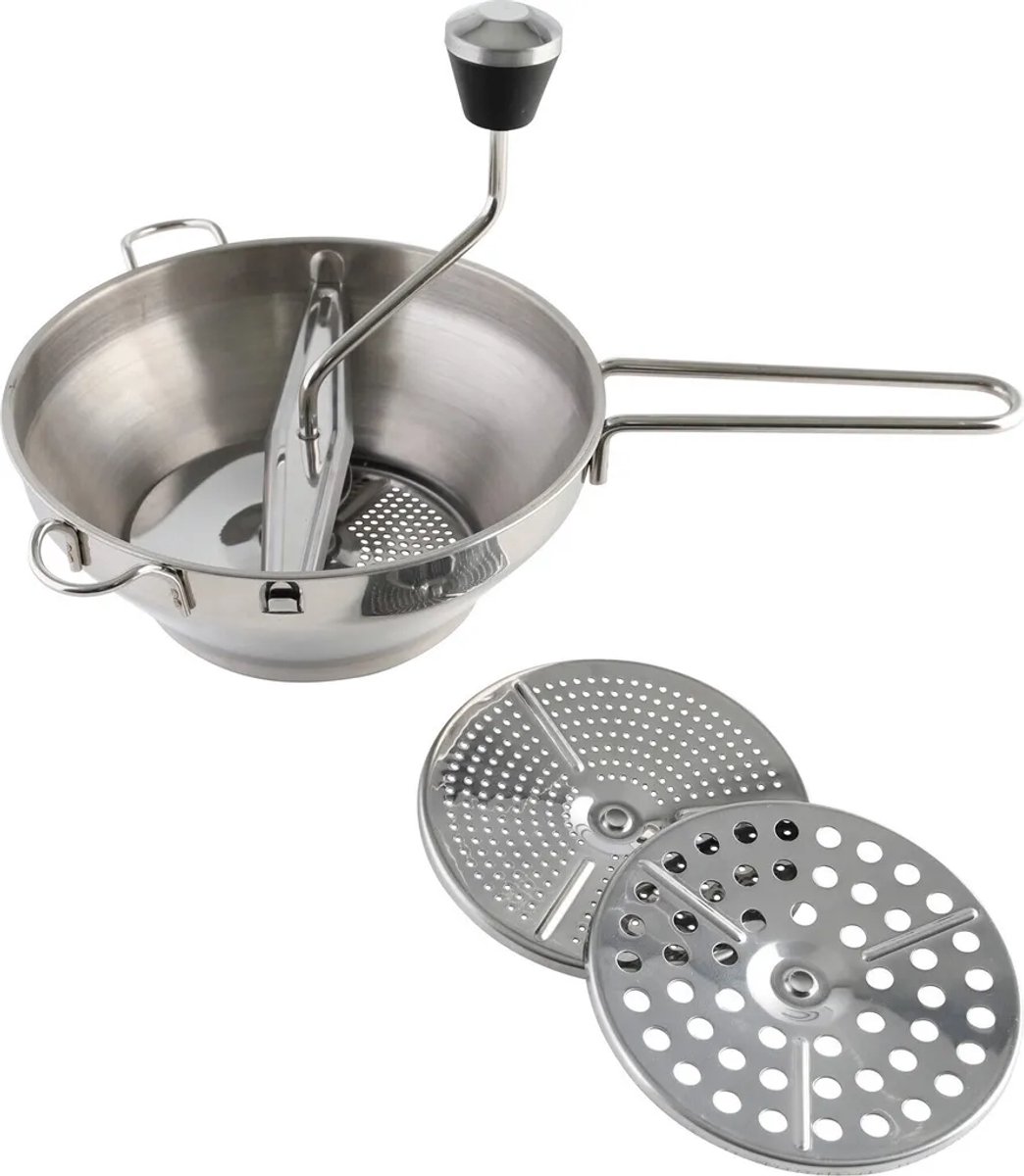 Handmatige groenteblender van roestvrij staal, jamrasp, mengstaaf