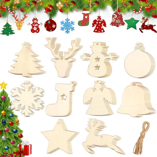 Instajuffie - 🎄 Houten Kersthangers ⭐️ Met Mijn Groep Maakten We Deze Super Leuke Kersthangers Ie