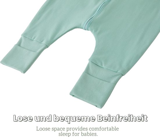 Zomerslaapzak voor baby's met voeten en pijpen, 0,5 TOG, 100% katoen — afbeelding 4