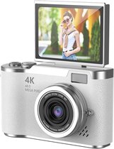 4K Digital Camera, 48MP 8x Digital Zoom Camera with 2.7 Inch LCD Screen, Anti-shake HD Camera for Photography, Built-in Fill Light, for Beginners for Vlogging