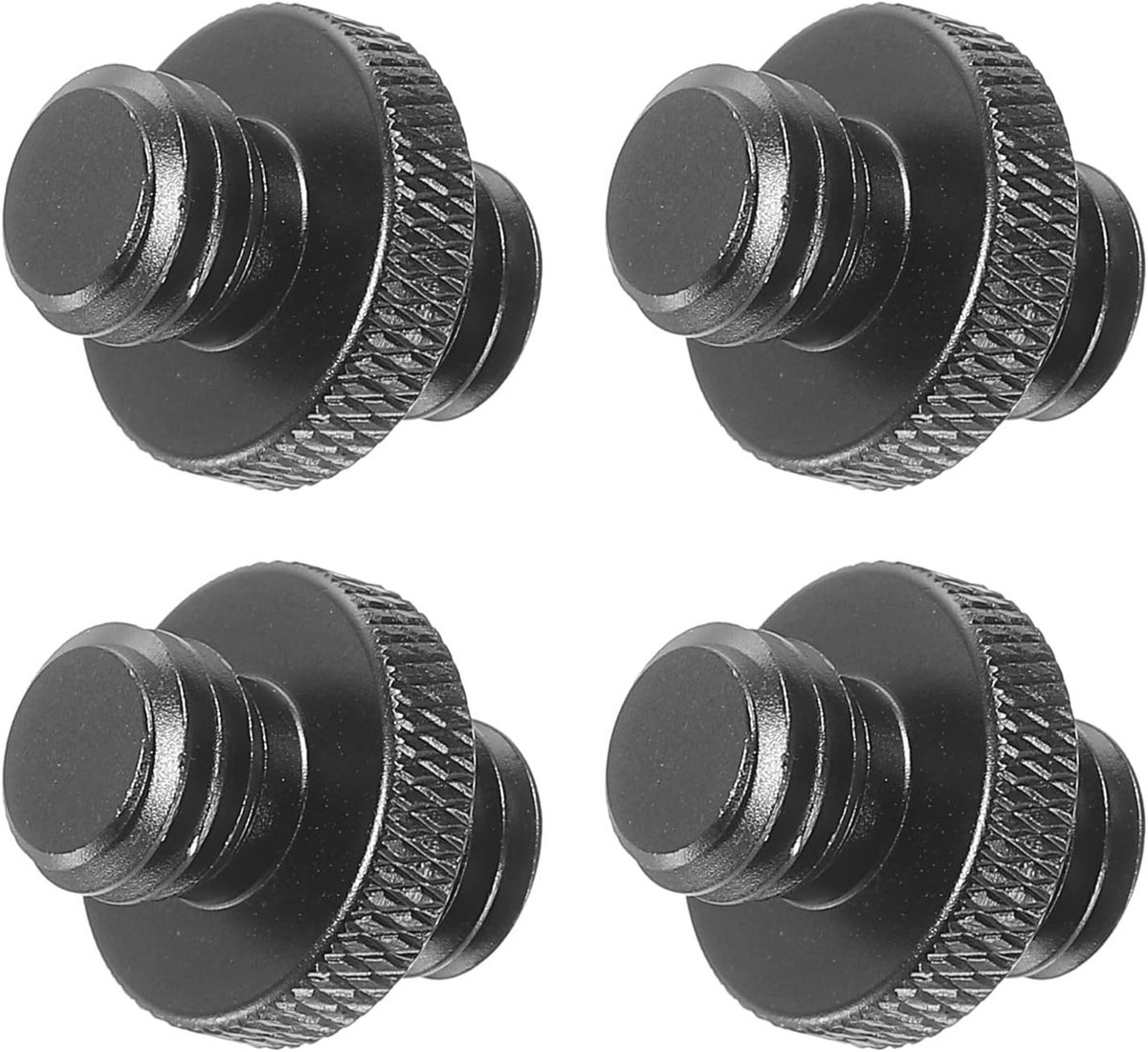 Microfoonstandaardschroefadapter 3/8 mannelijke schroef 4-pack - Duurzaam en veelzijdig