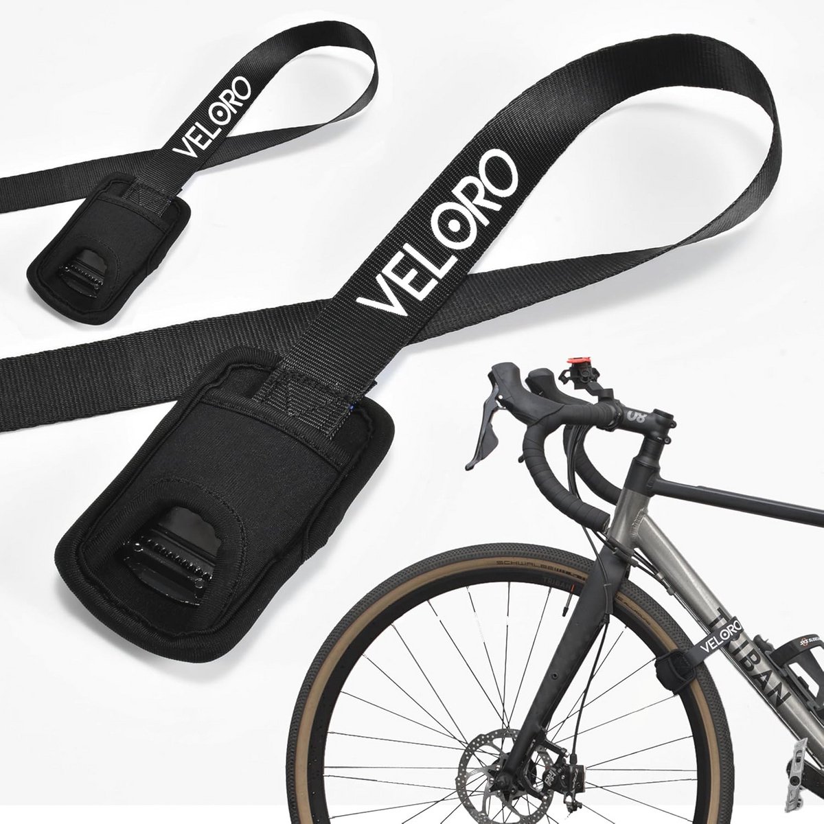 Spanbanden 35 cm met pad - Veilig Sjorbanden voor Fietsendrager, Kajak, Kano, Bagage en Surfboard