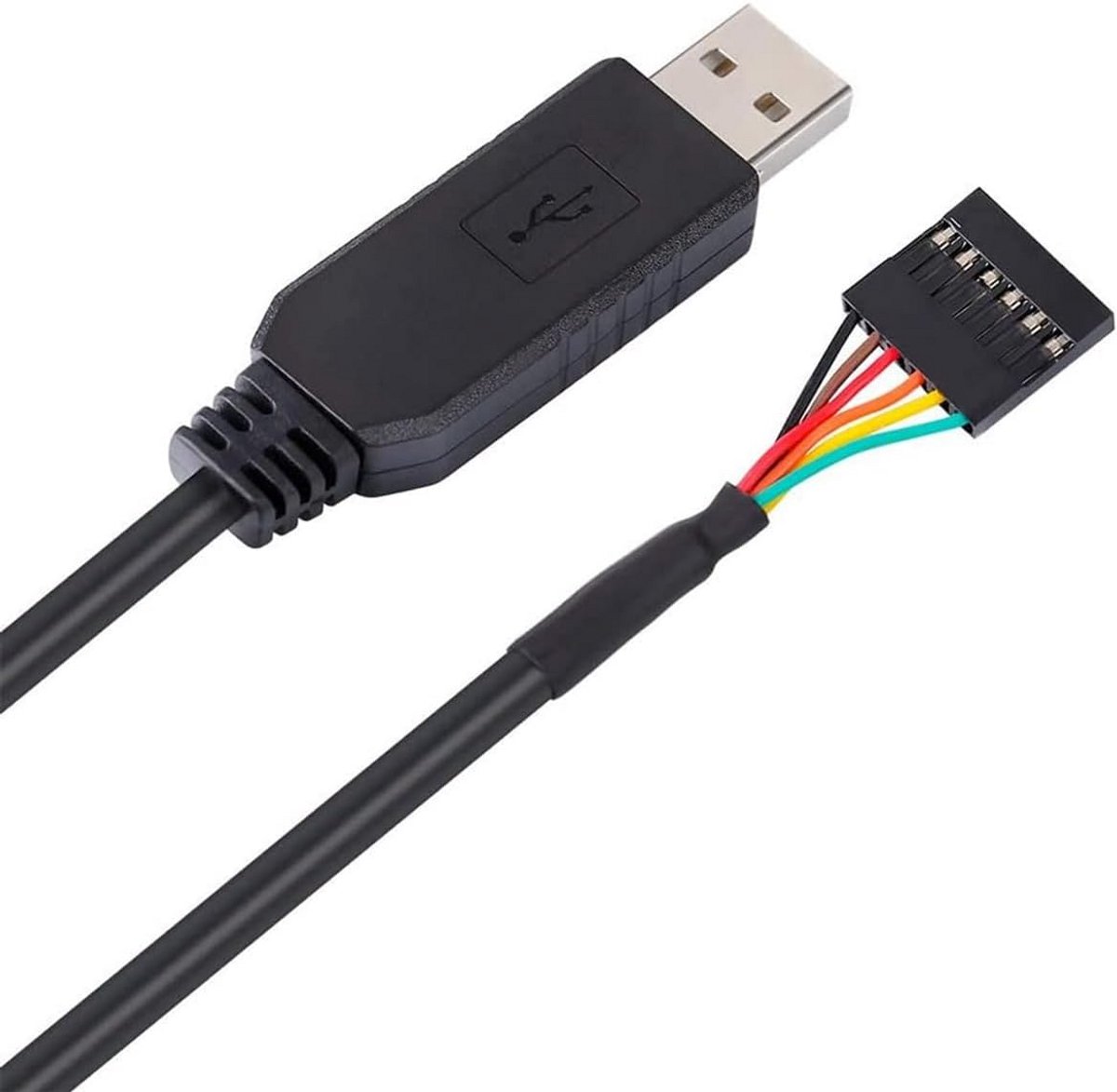 USB naar TTL Serieel Adapter Kabel met 6 Pin Female voor Router en Harde Schijf (1m)