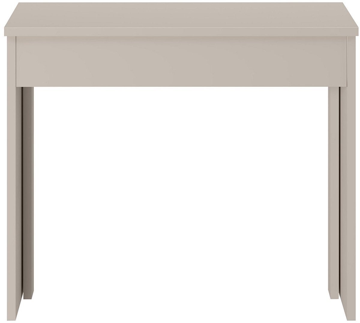 Vente-unique Verlengbare consoletafel voor 12 personen - 6 verlengstukken - Beige - ONEGA
