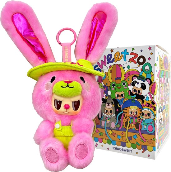 Rebel Bear Blind Box pluche - 'Sweet Zoo' Serie - Verzamelfiguren
