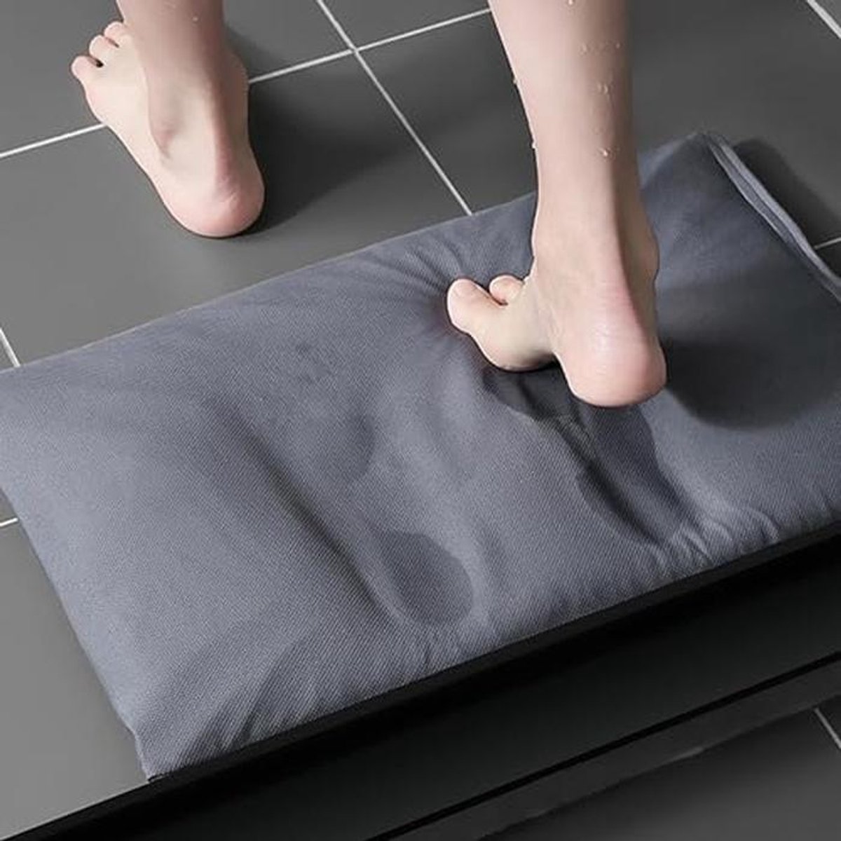 Zachte, Absorberende Badmat - Sneldrogend, Antislip Douchemat voor Badkamer en Toilet (Don