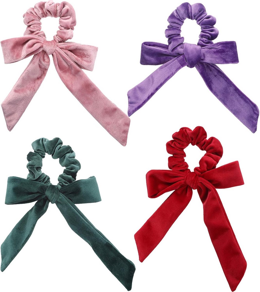 Haarelastiekjes voor dames - 4 stuks