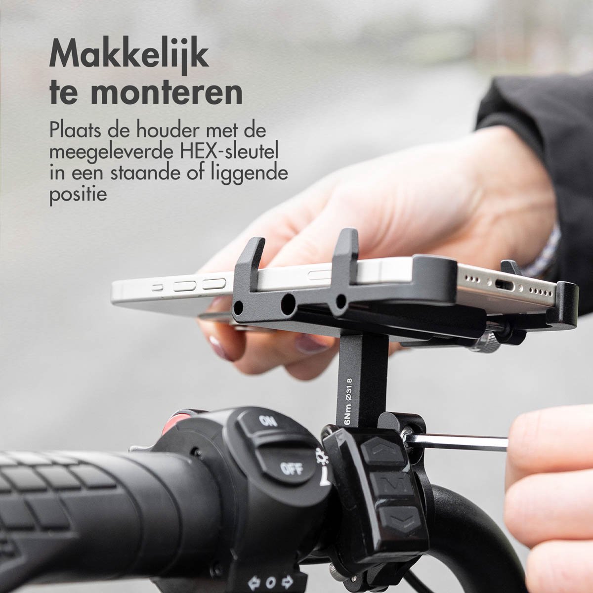 imoshion Aluminium Telefoonhouder Fiets - Verstelbaar en Lichtgewicht - Universeel - GSM Houder — cadeau in Cadeau-ideeën - foto 8
