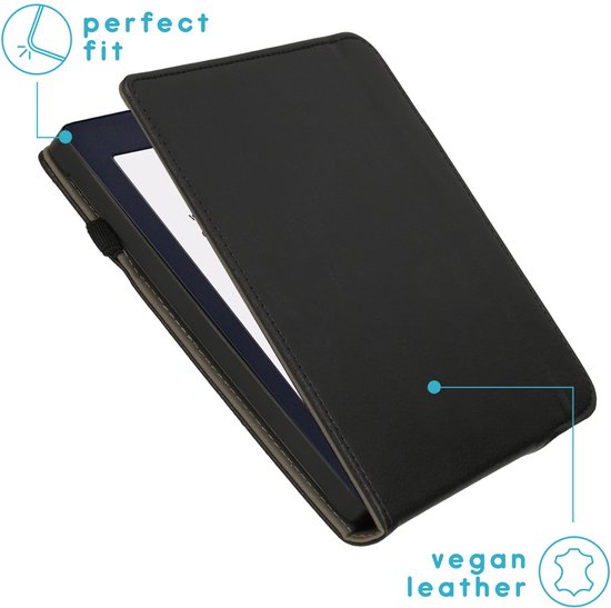 Hoesje geschikt voor Kobo Libra 2 E-reader - iMoshion Stand Flipcase - Ook geschikt voor Tolino Vision 6 - Zwart van Hoesje  — afbeelding 2