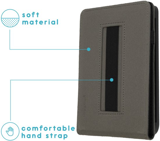 Hoesje geschikt voor Kobo Clara 2E E-reader - iMoshion Stand Flipcase - Ook geschikt voor Tolino Shine 4 - Lichtblauw van Hoesje  — afbeelding 5