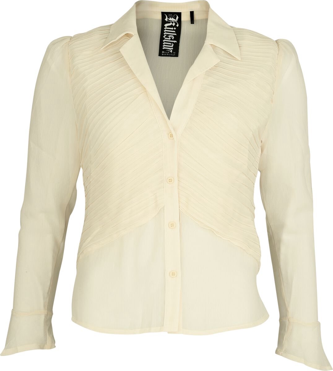 Killstar Nocturne Nights - Evermore Eclipse Shirt Ivory Dames Blouse - gebroken wit - M