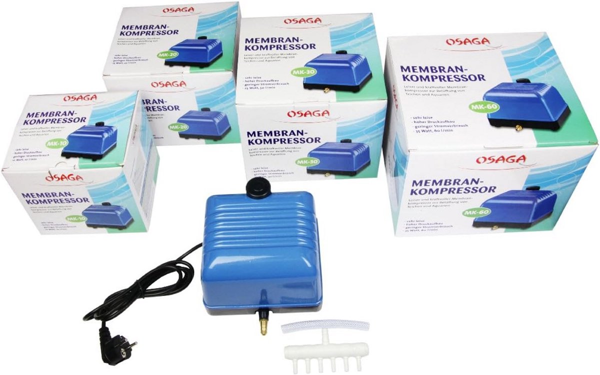 Stille membraancompressor met hoge prestaties voor langdurig gebruik