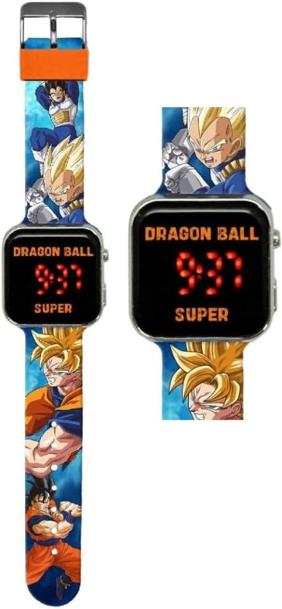 Digitaal polshorloge met led-display voor kinderen - siliconen armband