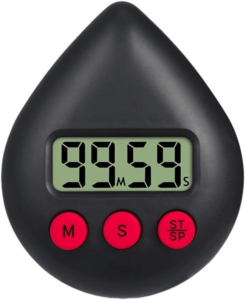 Waterdichte Digitale Keukentimer met Geheugenfunctie voor Douche en Koken
