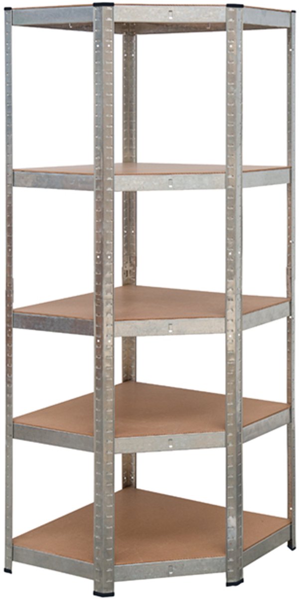 Practo Home - Opbergrek hoek - Heavy Duty - Max. 875 kg - 180x70x40 cm