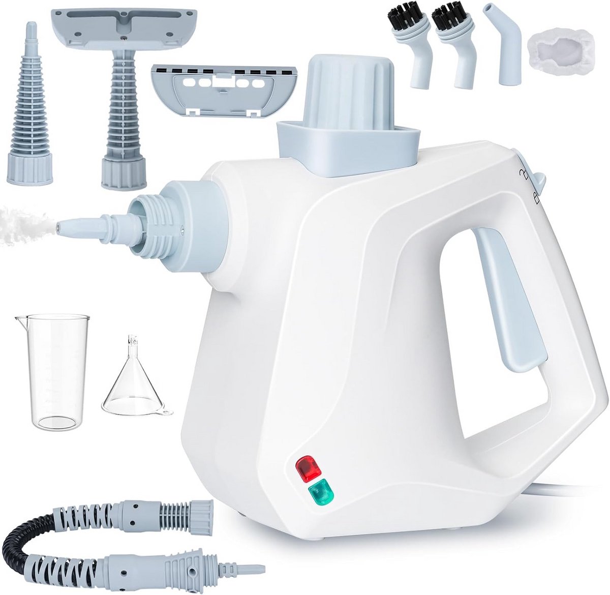 Krachtige Handstoomreiniger met 10 Accessoires voor Dieptereiniging Huis