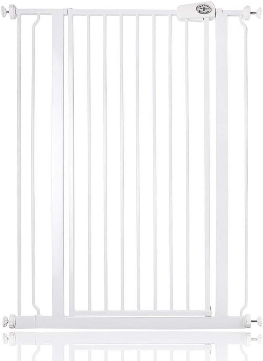 Extra Hoge Kinder- en Traphek voor Baby's en Huisdieren | Zonder Boren | 81.2 - 89 cm Breed
