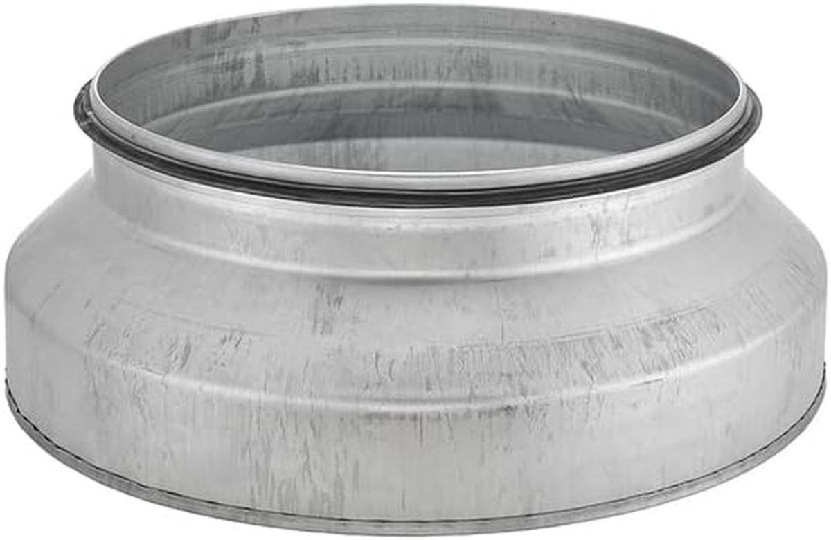 Luiervouwbuis Reductie DN 160 naar DN 150 met Nippel en Dubbele EPDM Afdichting