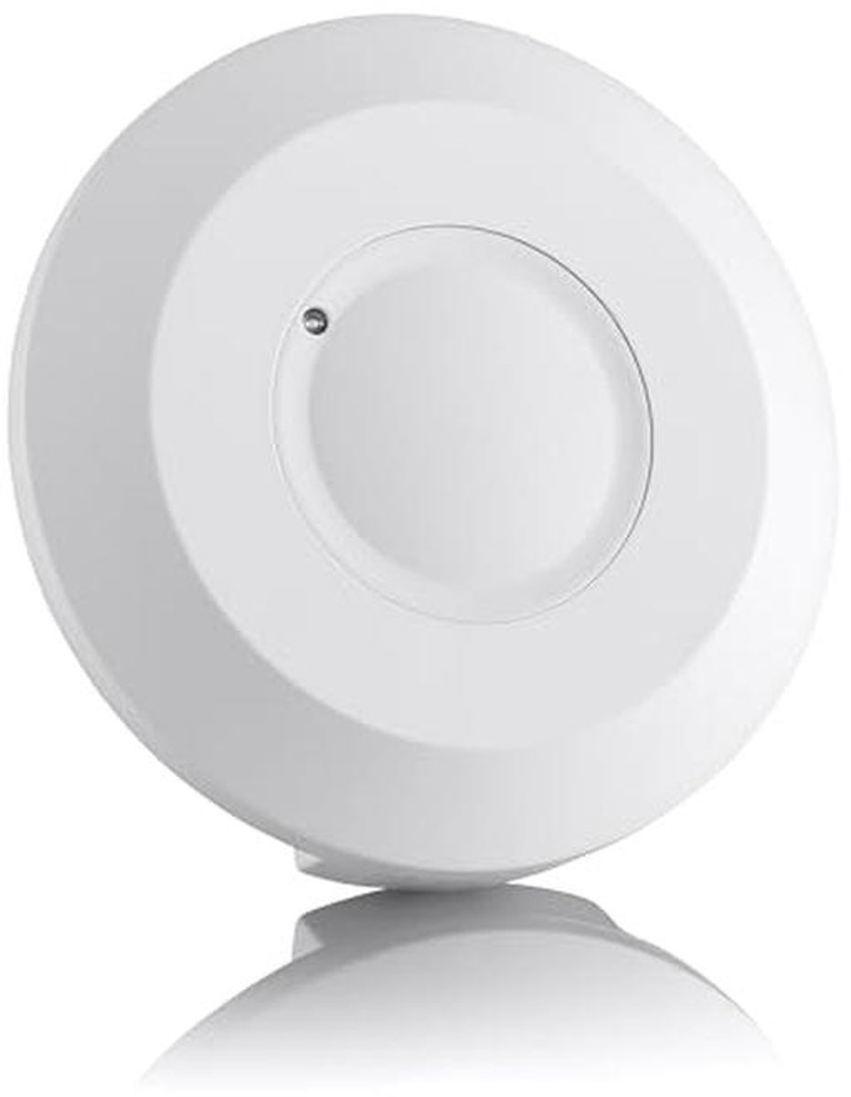 Bewegingssensor Binnen, 360° Detectie, LED Verlichting Geschikt, Ceilingsmontage, Instelbaar, Ø100x22mm