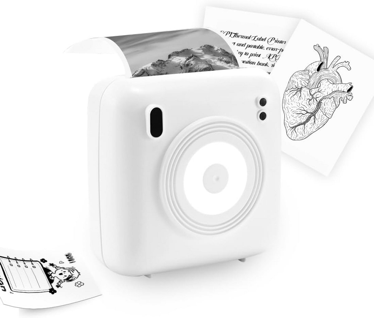Mini Draagbare Thermische Stickerprinter met Bluetooth voor Labelen en Doodlen